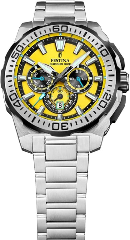 Orologio Festina CHRONO BIKE Uomo Acciaio Giallo _F20724-4