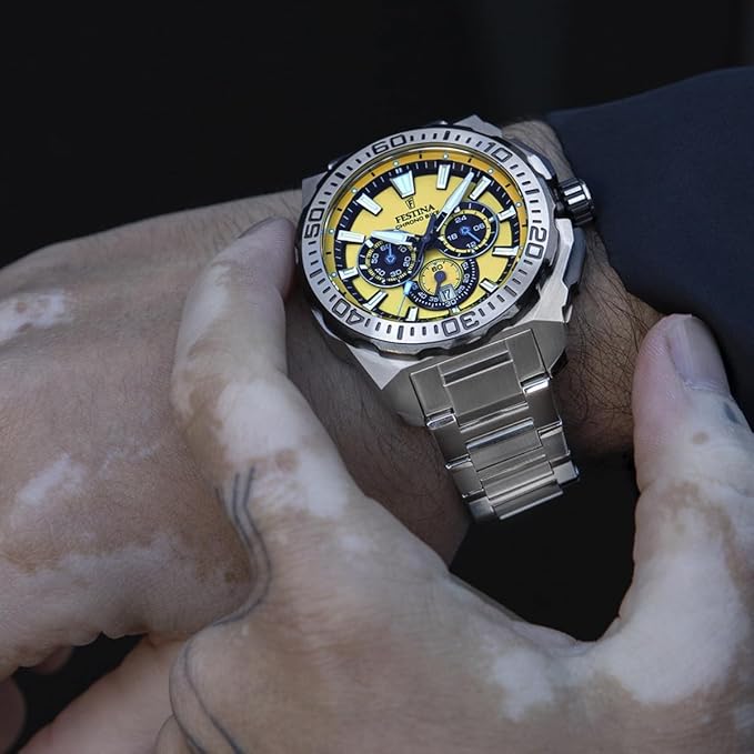 Orologio Festina CHRONO BIKE Uomo Acciaio Giallo _F20724-4