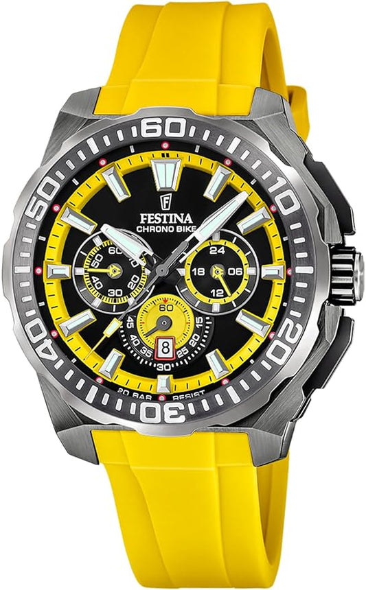 Festina Herrenuhr Stahl Automatik Schwarz F20531-4 229 € 
