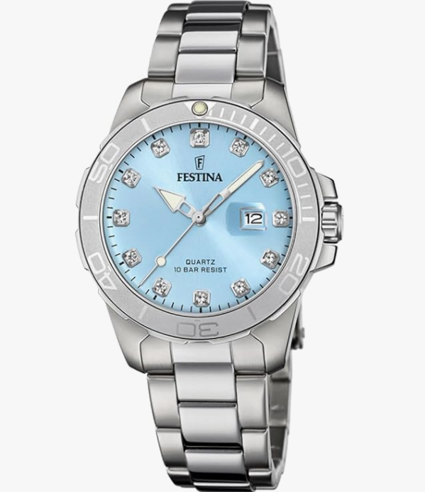 Festina Herrenuhr Steel Only Time Weiß F20437-1 79 € 