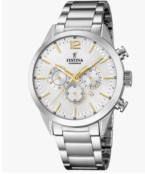 Festina Herrenuhr Stahl Automatik Schwarz F20531-4 229 € 