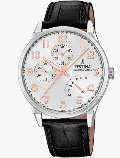 Festina Herrenuhr Steel Only Time Weiß F20437-1 79 € 