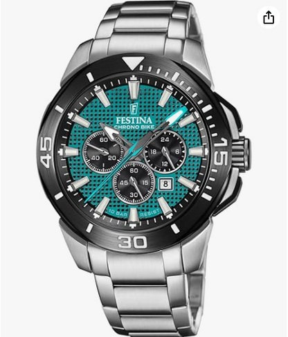 Festina Herrenuhr Stahl Automatik Schwarz F20531-4 229 € 