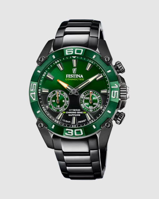 Orologio Festina Uomo Hybrid Acciaio Nero Doppio Cinturino Special Edition Bluetooth _F20548-2