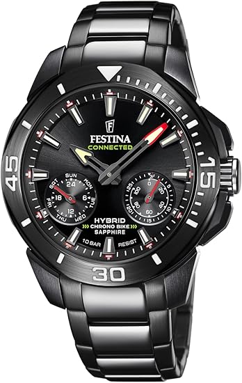 Orologio Festina Uomo Hybrid Connected Special Edition Bluetooth Nero Doppio Cinturino _F20648-1