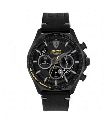 Scuderia Ferrari Herren-Quarz-Fliegeruhr Schwarz FER0830823 