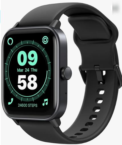 Orologio Smarty 2.0 Unisex Digitale Assistente Vocale Alexa Cinturino Silicone Nero _SW038A