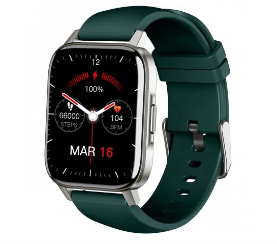 Orologio Smarty 2.0 Smartwatch Unisex Digitale Cinturino Silicone Verde _SW078H