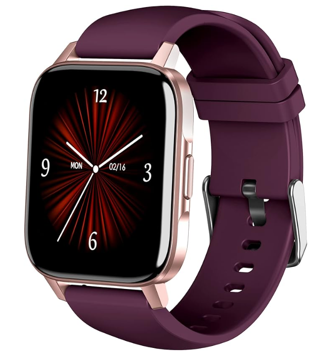 Orologio Smarty 2.0 Donna Digitale Cinturino Silicone Bordeaux Cassa Rosa _SW078E