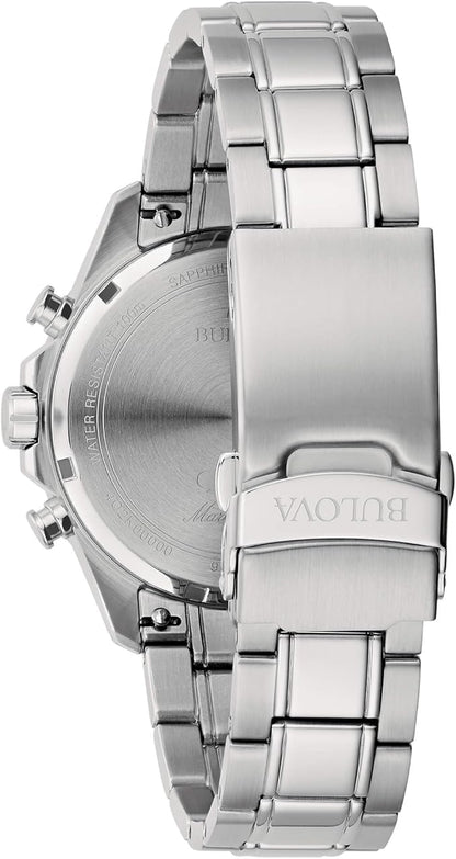 Orologio Bulova Marine Star Crono Uomo Acciaio Nero _98B467