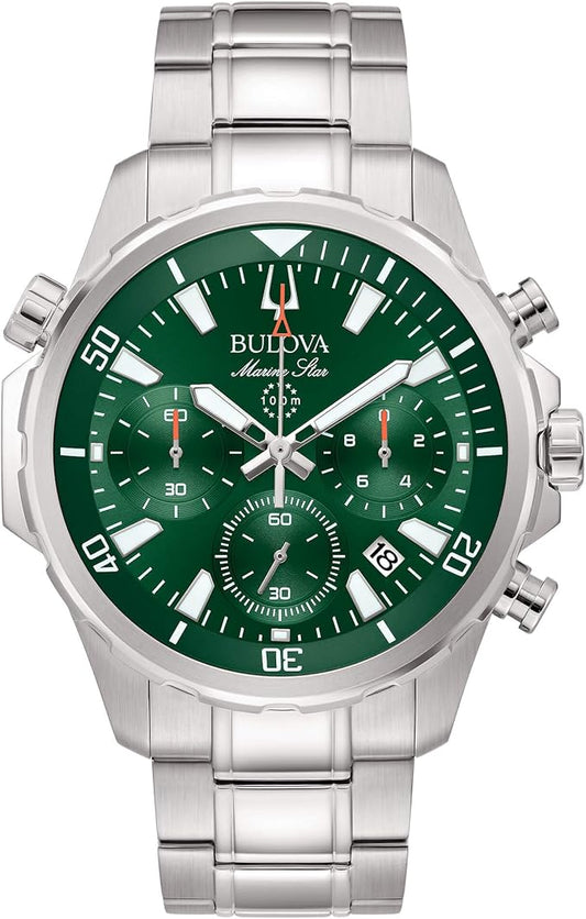 Citizen Chronograph Quarz Stahl Grün Uhr CA4486-82X 