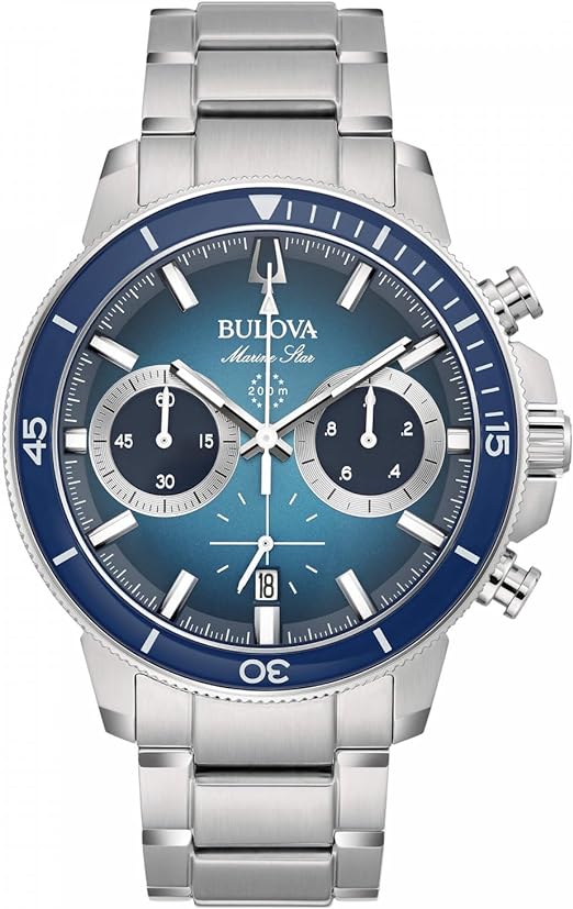 Bulova Sutton Chronograph Herrenuhr Schwarz 96B412