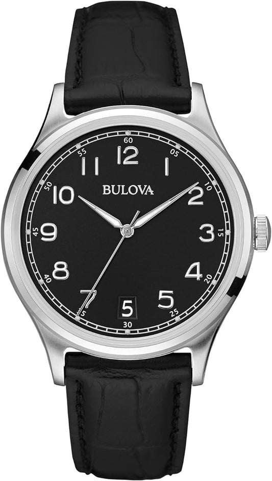 Bulova Herrenuhr Stahl Automatik Sutton Grau 96A119 