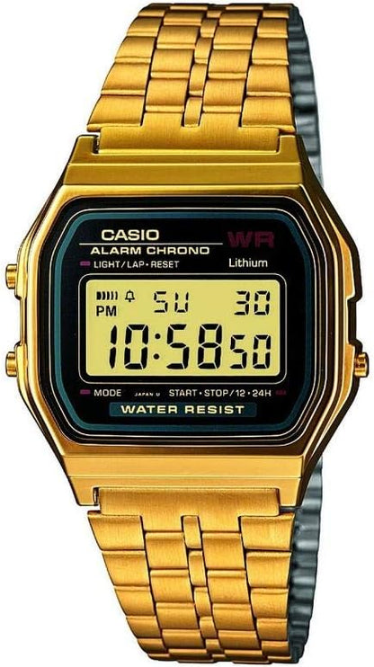 Orologio Casio Digitale Uomo Acciaio Crono ORO _A159WGEA-1DF