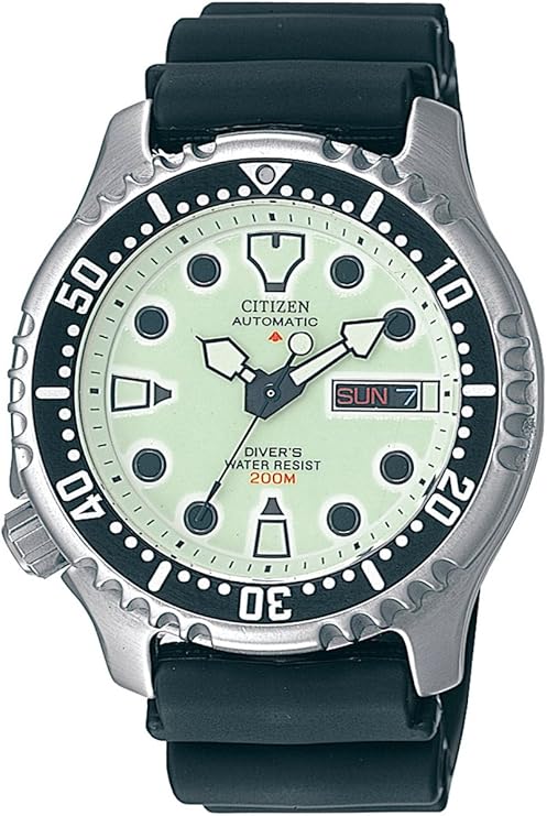Orologio Citizen Diver's Automatic 200 mt Uomo Cinturino Silicone Nero _NY0040-09W