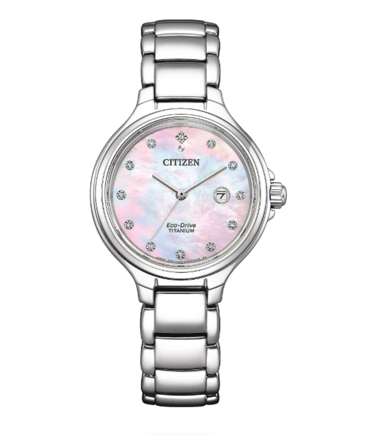 Orologio Citizen Donna Eco-Drive Titanium Quadrante Madreperla _EW2680-84Y