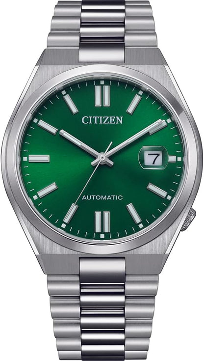 Orologio Citizen Tsuyosa Uomo Acciaio Automatico Quadrante Verde _NJ0150-81X