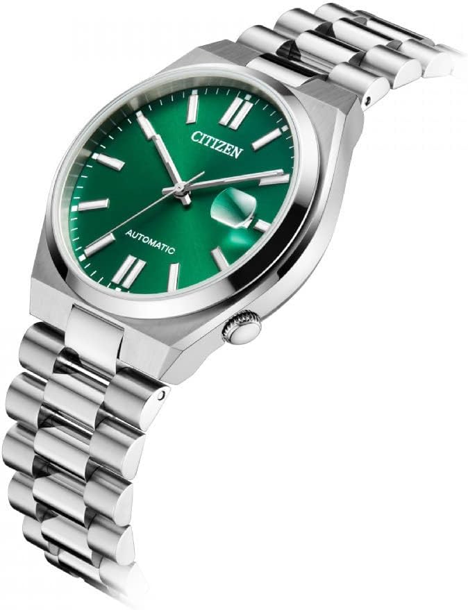 Orologio Citizen Tsuyosa Uomo Acciaio Automatico Quadrante Verde _NJ0150-81X