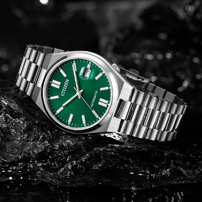 Orologio Citizen Tsuyosa Uomo Acciaio Automatico Quadrante Verde _NJ0150-81X