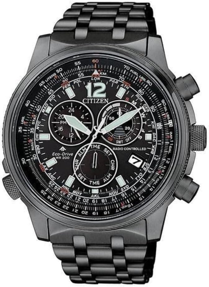 Orologio Citizen Uomo Acciaio Eco Drive Promaster Radio Controlled Rutenio _CB5867-87H