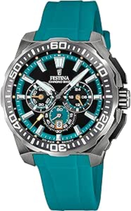 Festina Herrenuhr Stahl Automatik Schwarz F20531-4 229 € 