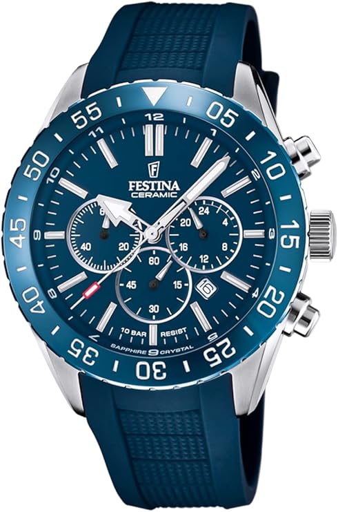 Festina Herrenuhr Stahl Automatik Schwarz F20531-4 229 € 