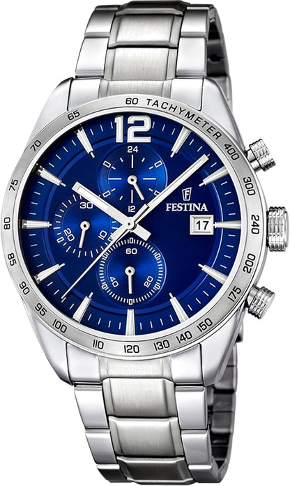 Festina Herrenuhr Stahl Automatik Schwarz F20531-4 229 € 