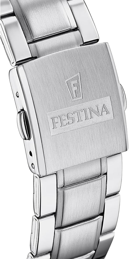 Festina Herrenuhr Stahl Automatik Schwarz F20531-4 229 € 