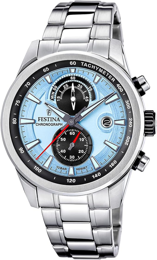 Festina Herrenuhr Stahl Automatik Schwarz F20531-4 229 € 