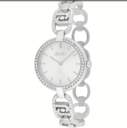 Liu Jo Damenuhr Stahl Swarovski TLJ1980