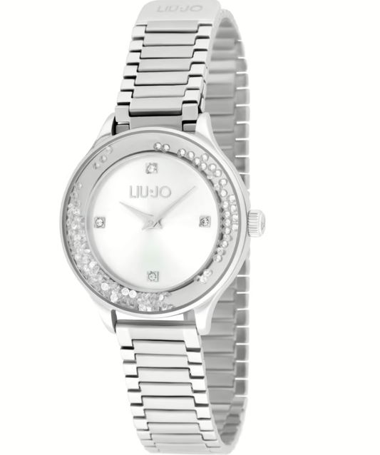 Liu Jo Damenuhr Stahl Swarovski TLJ1980