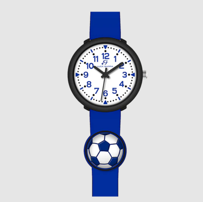 Orologio Luca Barra Bambino Cinturino Silicone Blu con Pallone _JU100