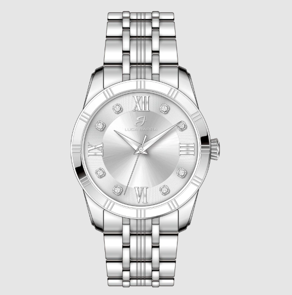 Orologio Luca Barra Donna Acciaio Solo Tempo Argento _BW404