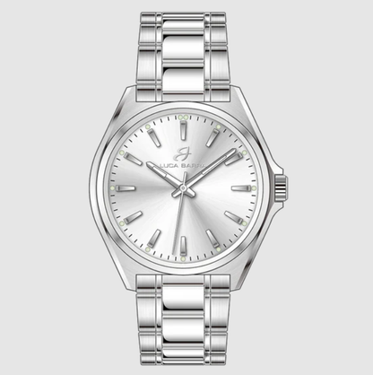 Orologio Luca Barra Uomo Acciaio Solo tempo Silver _BU145