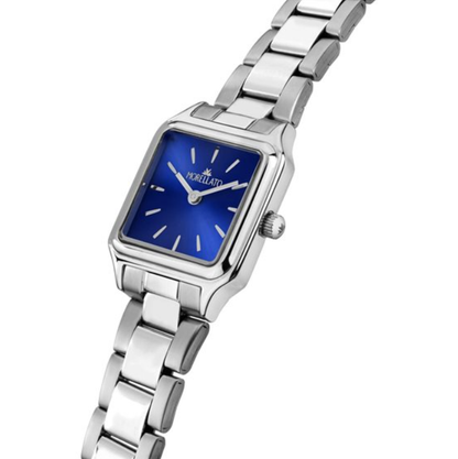 Orologio Morellato Donna Acciaio Quadrante Quadrato Blu + Bracciale Tennis _R0153175506