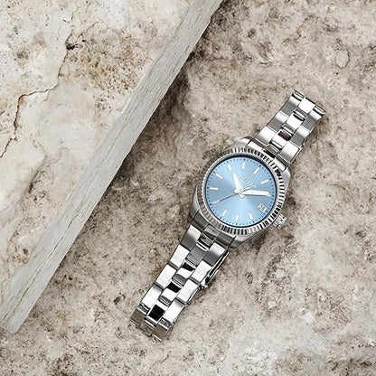 Orologio Sector 240 Donna Acciaio Tempo E Data Celeste _R3253240511