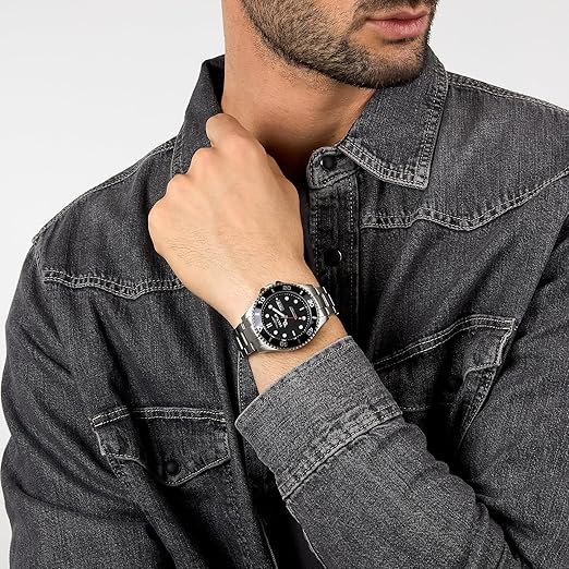 Orologio Sector 240 Uomo Acciaio Automatico Quadrante Nero _R3223161021