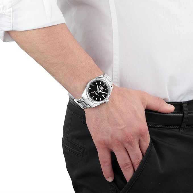 Orologio Sector 240 Uomo Acciaio Quadrante Nero Indi. Data _R3253240011