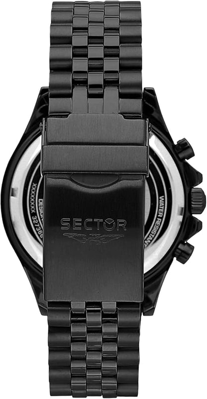 Orologio Sector 230 Uomo Acciaio Nero Cronografo _R3273661029