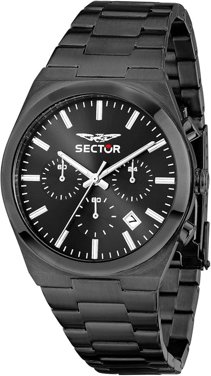 Orologio Sector C300 Uomo Acciaio Nero Multifunzione _R3273301005
