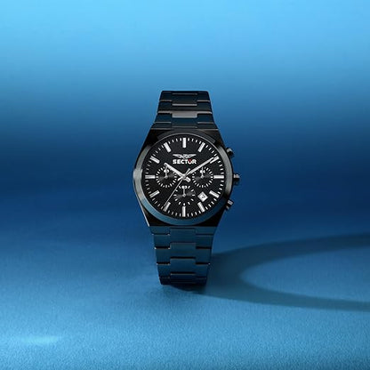 Orologio Sector C300 Uomo Acciaio Nero Multifunzione _R3273301005