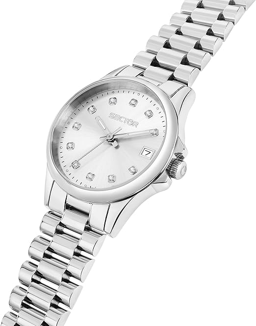 Orologio Sector Donna Acciaio  Argentato Indicatore Data _R3253161542