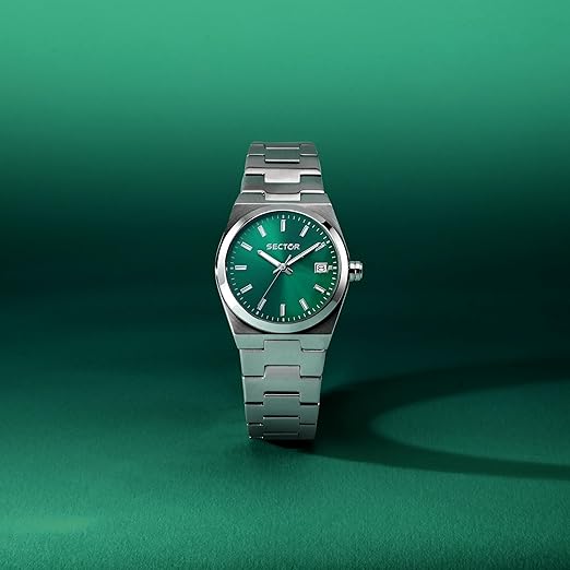 Orologio Sector Donna Acciaio Silver Quadrante Verde _R3253301504