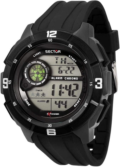 Orologio Sector Expander Cinturino Poliuretano Nero Digitale _R3251532001