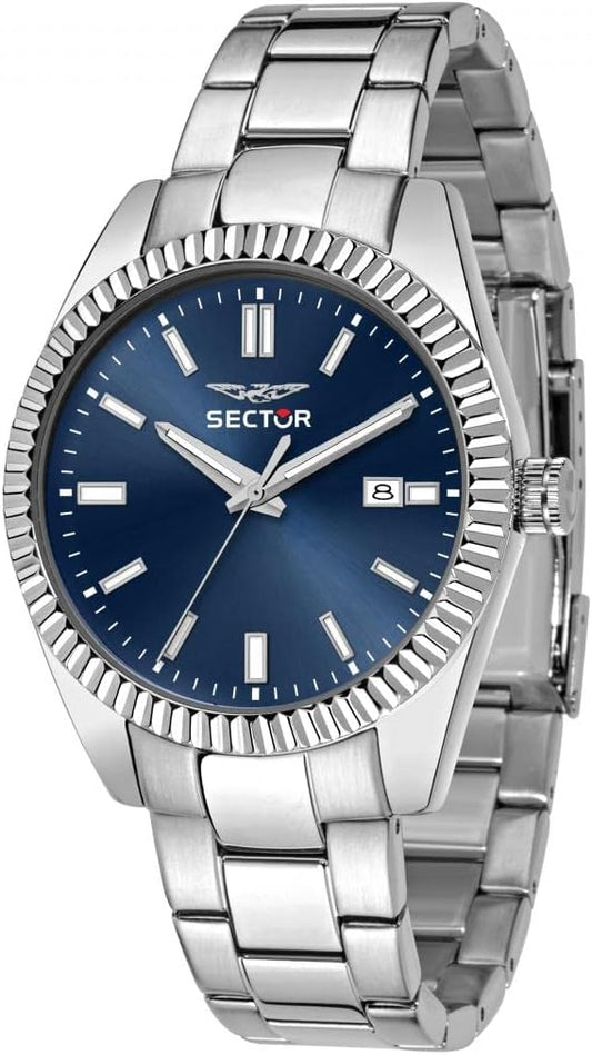 Orologio Sector No Limits Uomo Acciaio Quadrante Blu Indicatore Data _R3253240049