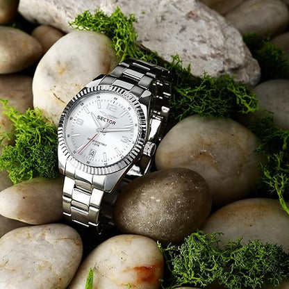 Orologio Sector Uomo Acciaio Quadrante Silver _R3253476003