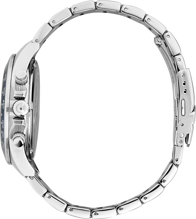 Orologio Sector Uomo Acciaio Silver Cronografo Quadrante Blu _R3273661051