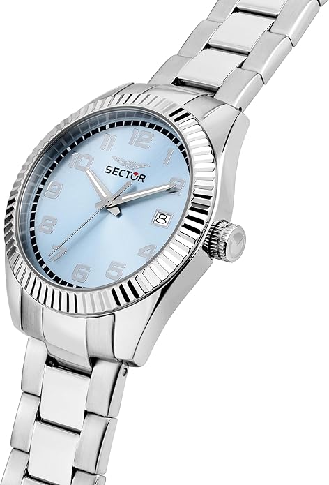Orologio Sector Uomo Acciaio Silver Quadrante Celeste _R3253240017