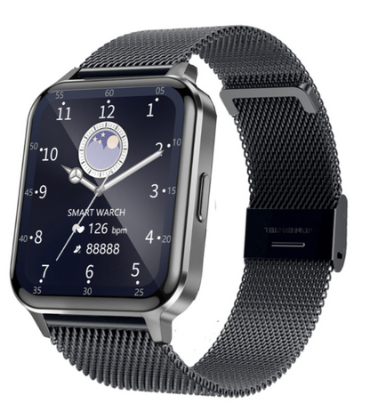 Orologio Smarty 2.0 Digitale Cinturino Acciaio Maglia Milano Nero _SW064F