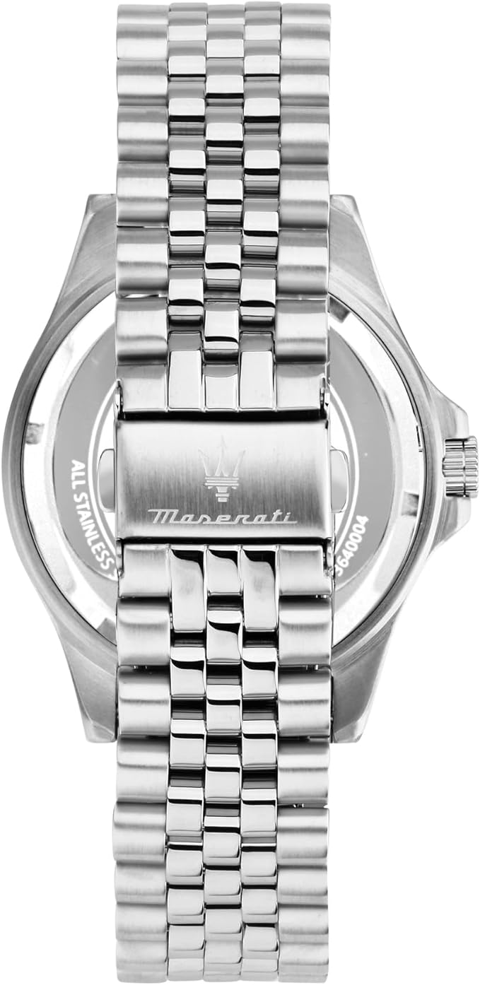 Maserati Herrenuhr, Stahl, graues Logo-Zifferblatt, _R8853140010 